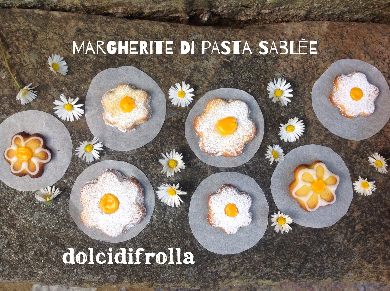 Margherite di Pasta Sablée