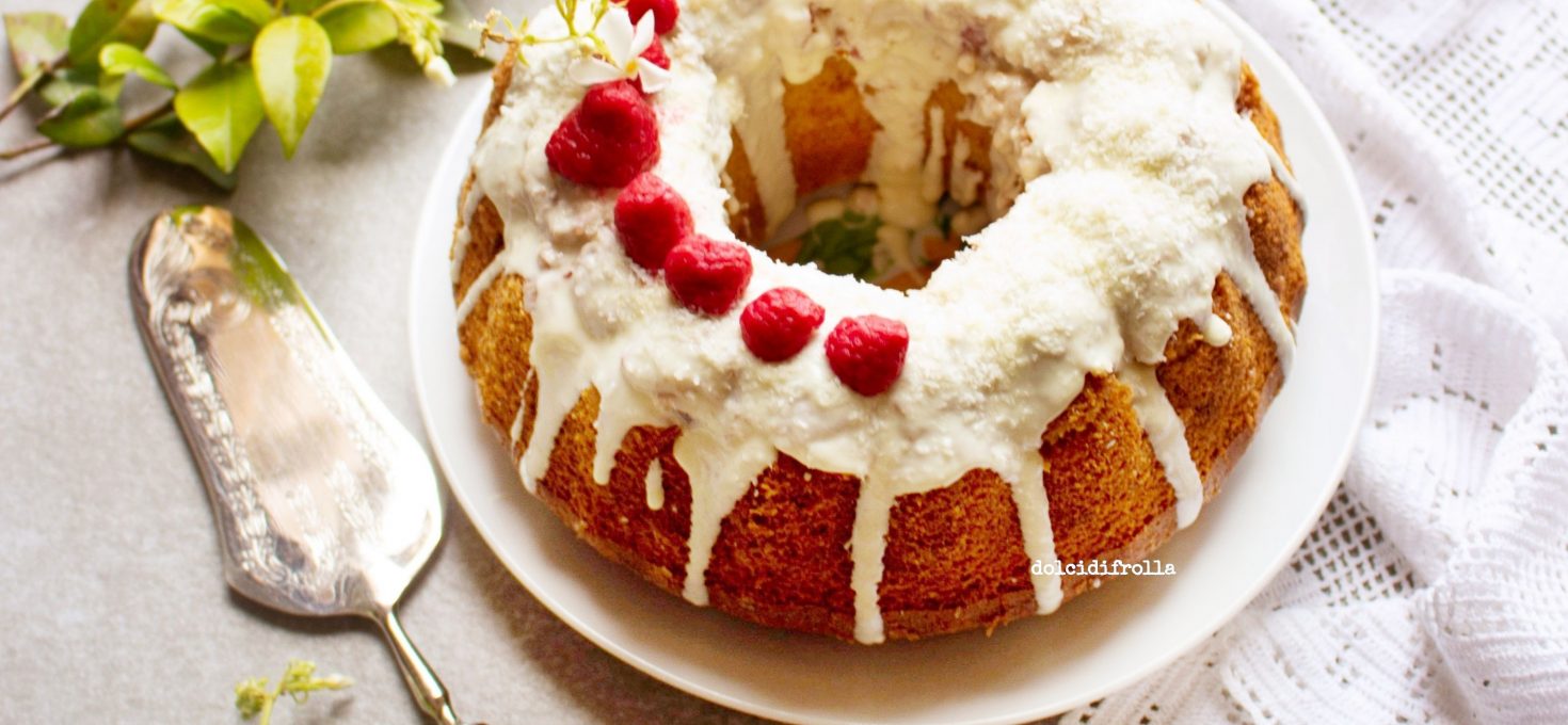 CIAMBELLA AL COCCO LIMONE E LAMPONI