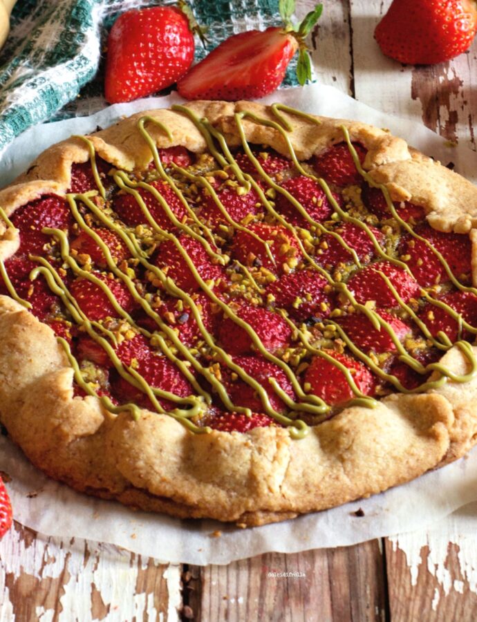 GALETTE FRAGOLE E PISTACCHIO