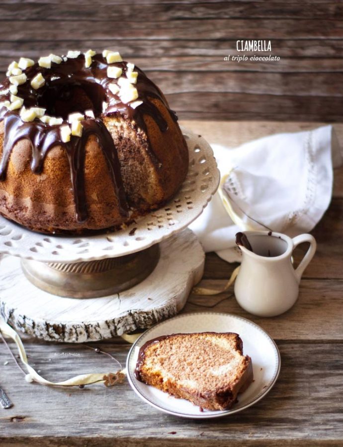 CIAMBELLA AL TRIPLO CIOCCOLATO