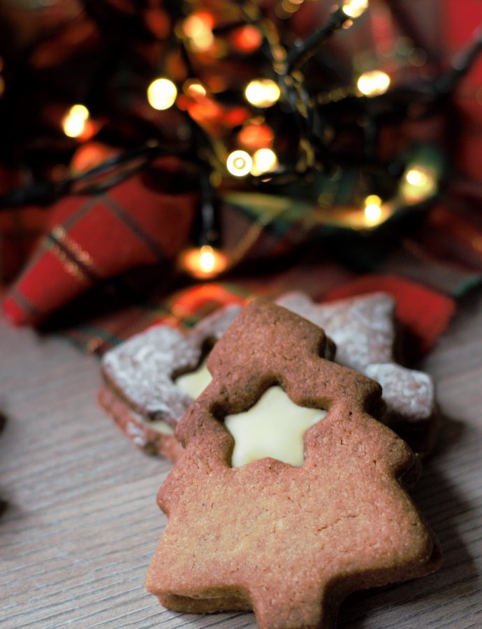 BISCOTTI DI NATALE AL CAFFE’ E CIOCCOLATO BIANCO