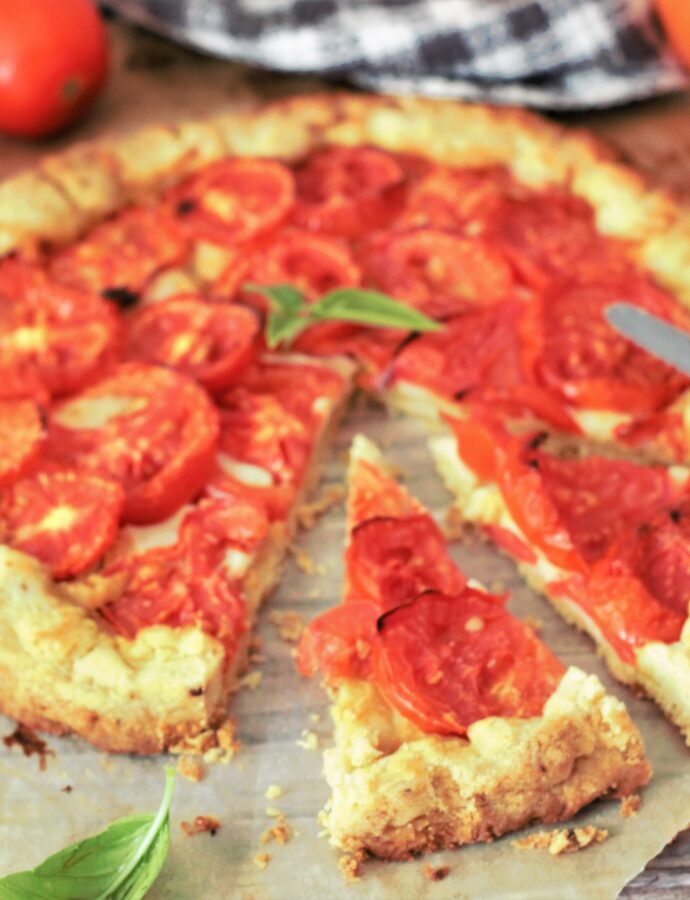 GALETTE CON PESTO DI PEPERONI E POMODORI