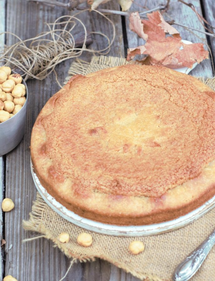 TART ALL’OLIO CON FRANGIPANE E COMPOSTA DI LAMPONI