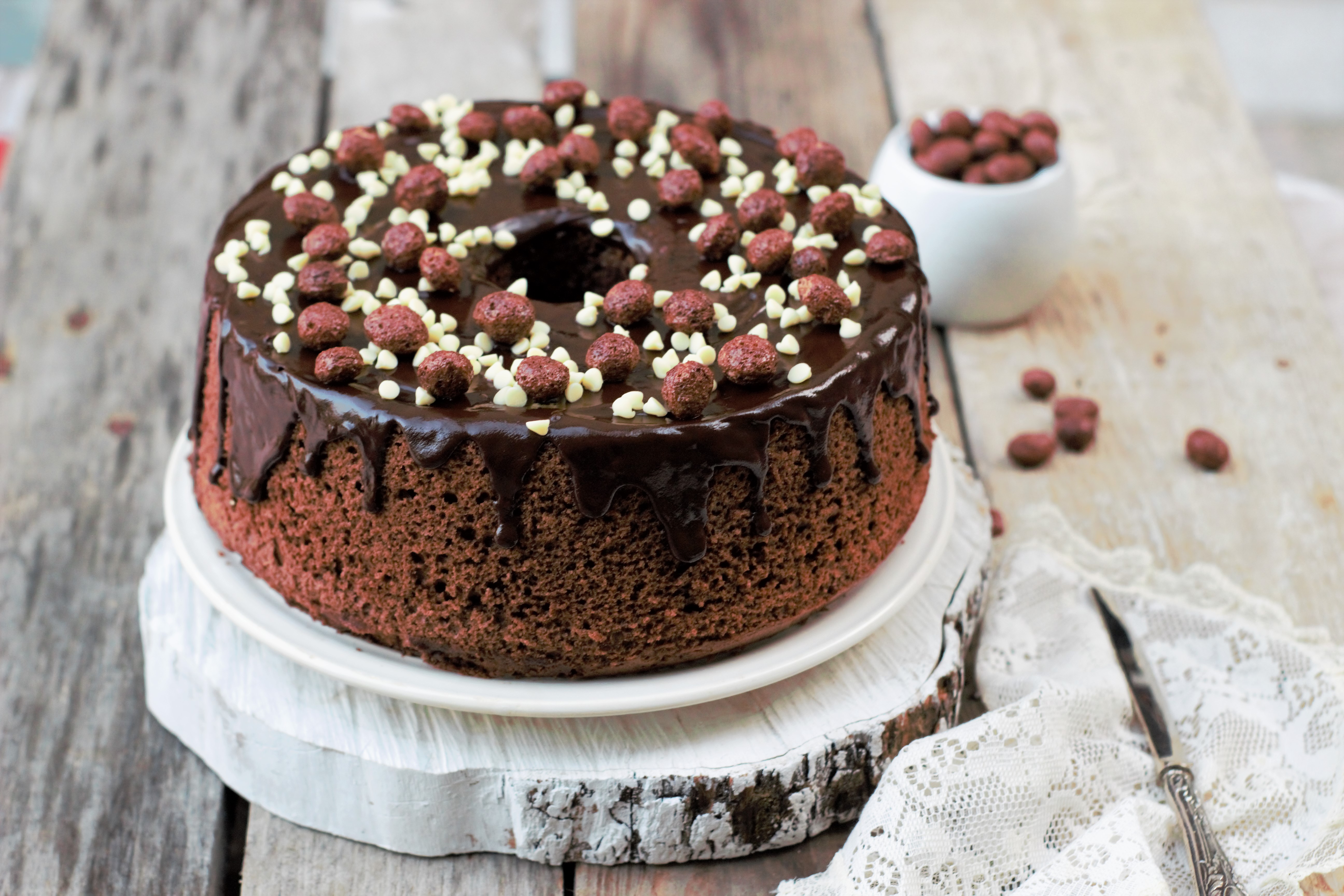 Ricetta della chiffon cake al cioccolato 