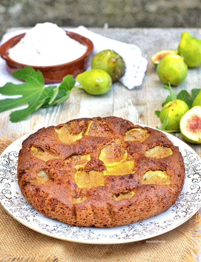 TORTA AI FICHI CON FARINA INTEGRALE