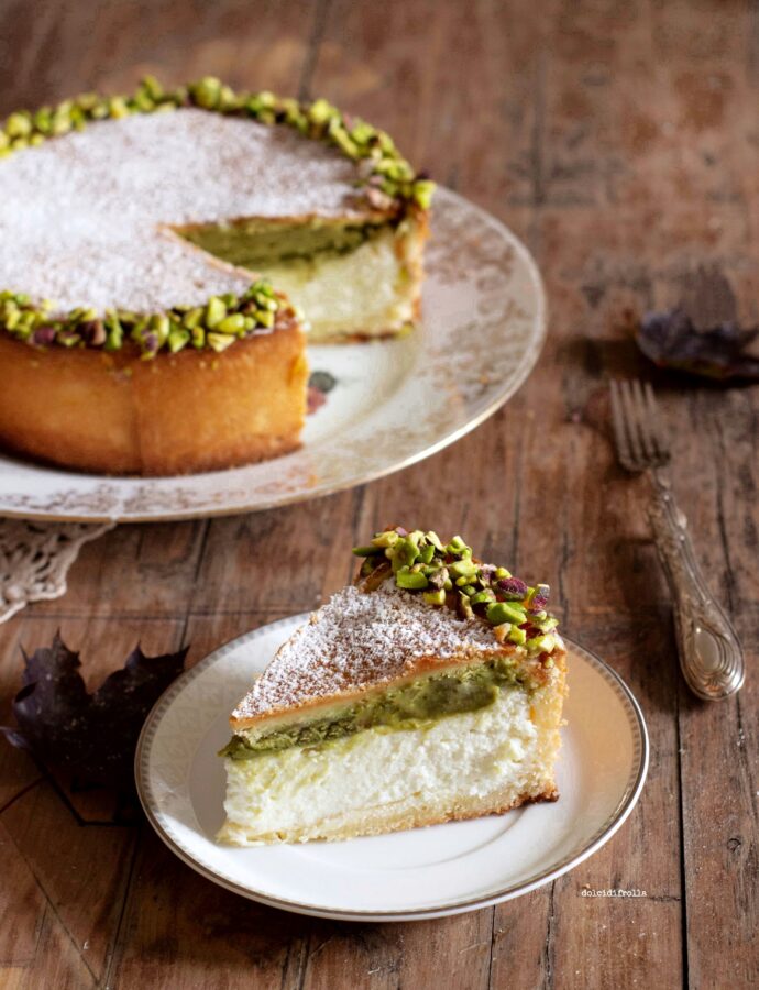 CROSTATA CON RICOTTA E PISTACCHIO