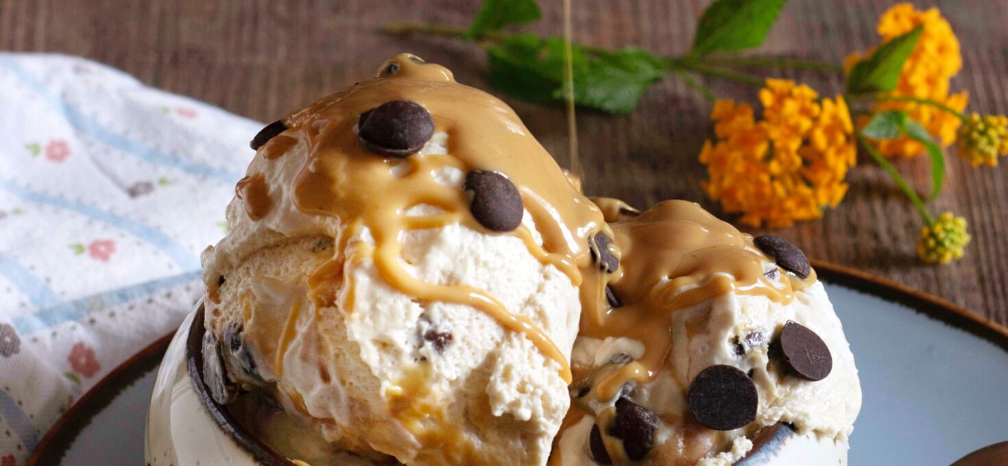 GELATO ALLE MANDORLE SENZA GELATIERA