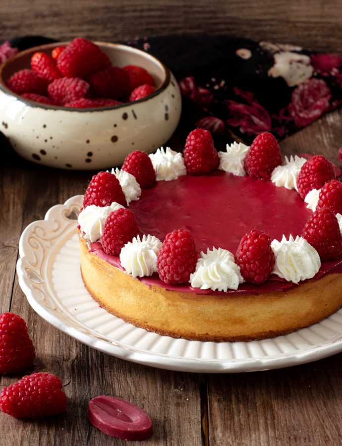 TART AI LAMPONI E CIOCCOLATO BIANCO