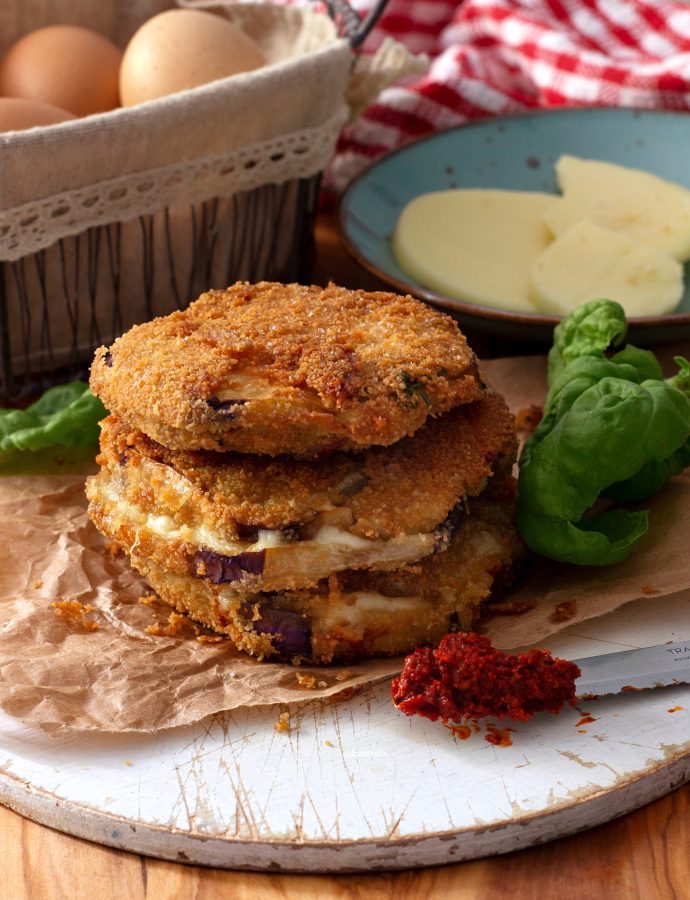 MELANZANE FRITTE CON PROVOLA E ‘NDUJA