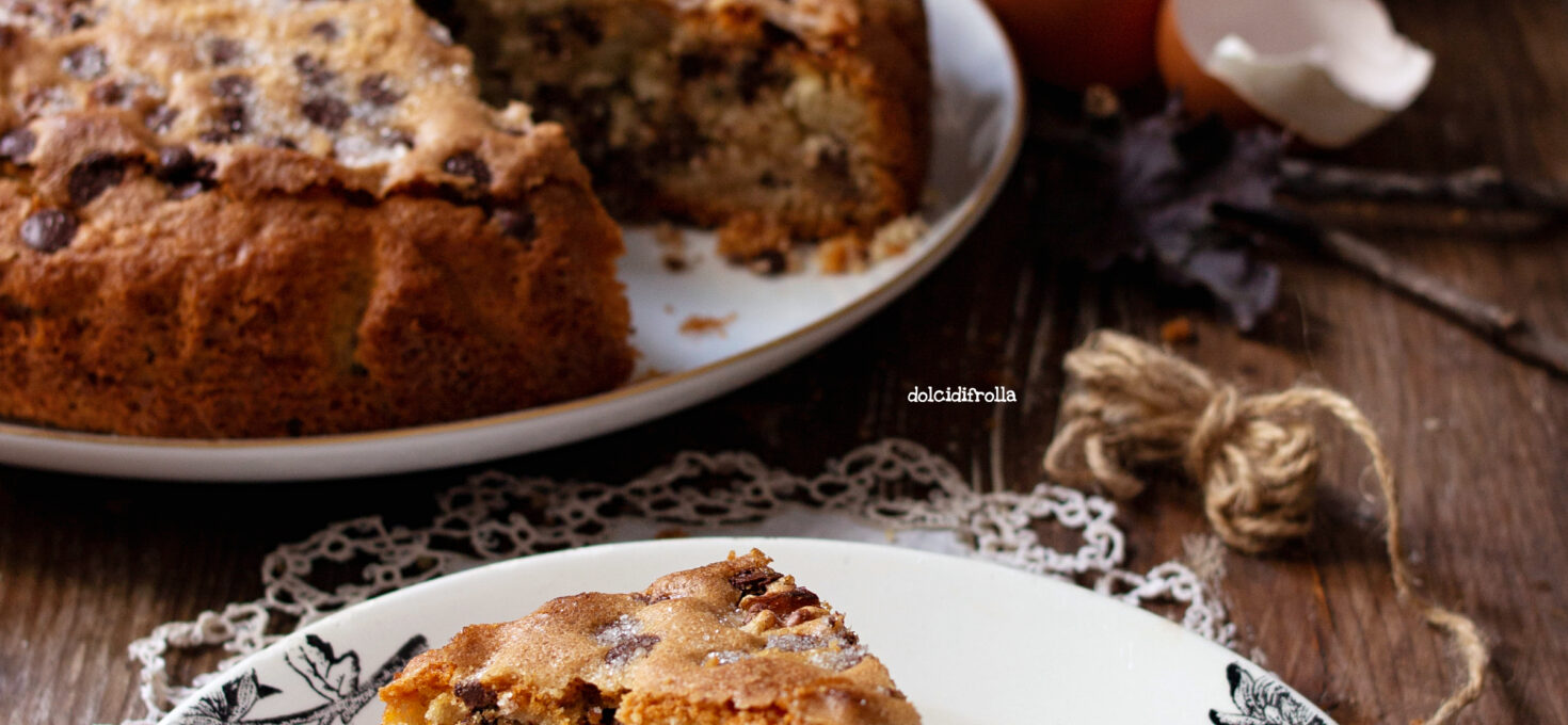 TORTA CON NOCI E CIOCCOLATO